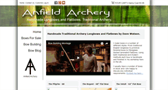 Desktop Screenshot of anfieldarchery.com